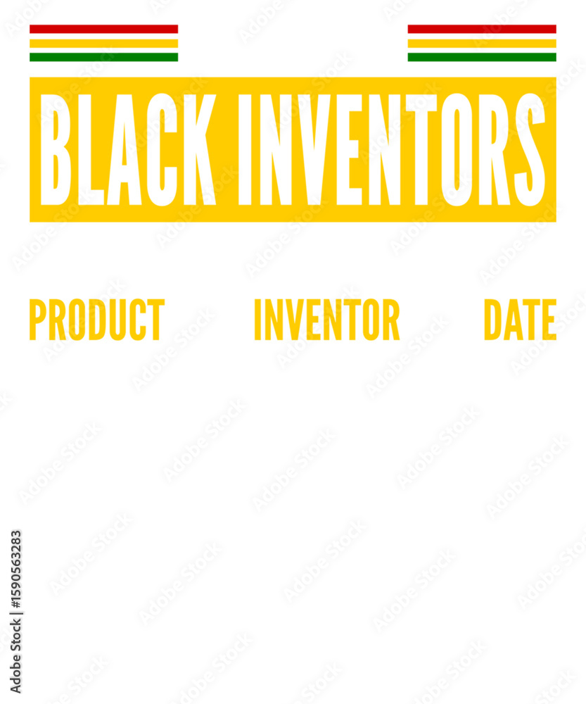 Fototapeta premium History Of Forgotten Black Inventors