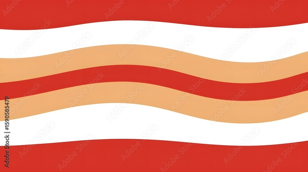 Obraz premium Flowing Geometric Stripes