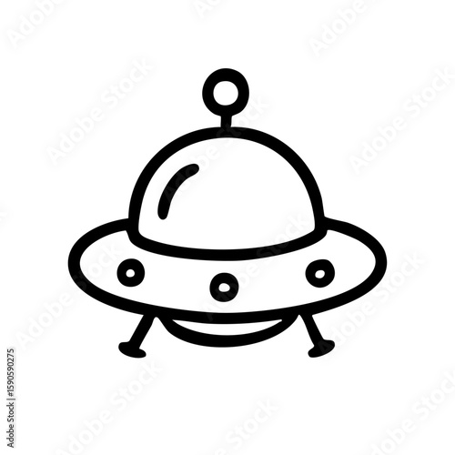 UFO　線画　手書き