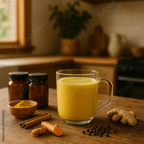 Golden Milk (Masala Haldi Doodh)