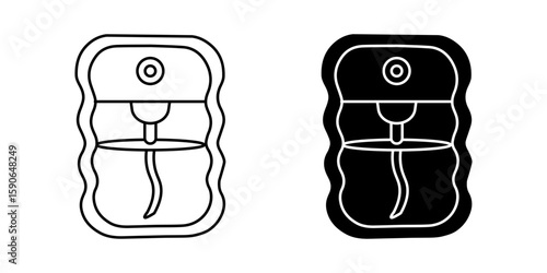  air freshener icon white on background