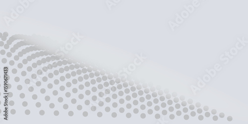 White abstract background vector. Gray abstract. Modern design background for report and project presentation template. Vector illustration graphic. Futuristic and Circular curve shape
