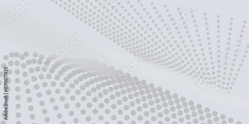 White abstract background vector. Gray abstract. Modern design background for report and project presentation template. Vector illustration graphic. Futuristic and Circular curve shape