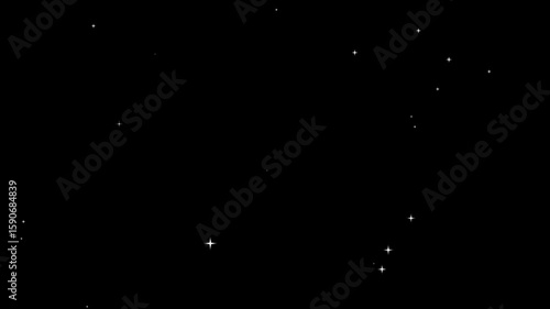 Night stars skies with twinkling or blinking stars motion background. 4k abstract night sky with twinkling stars.
magical twinkling stars, 4k glitter animation alpha channel included.