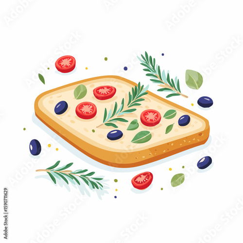 Easy Focaccia: Aromatic & Flavorful