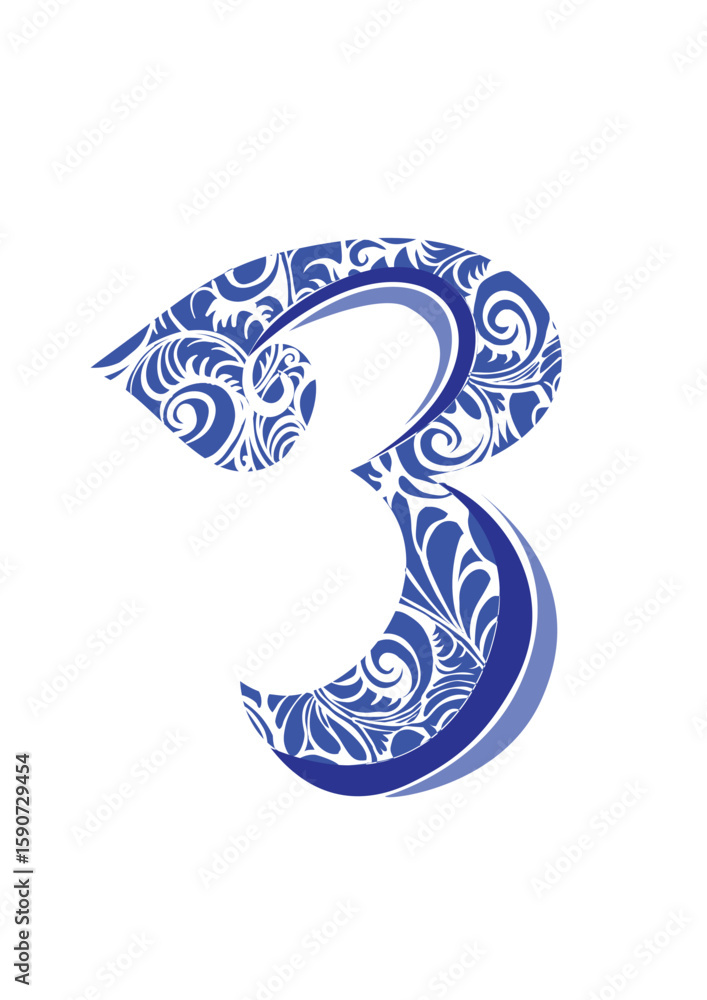 Naklejka premium vector illustration of an abstract ornament