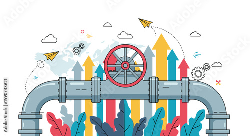 Global growth pipeline management and financial market trends for business expansion