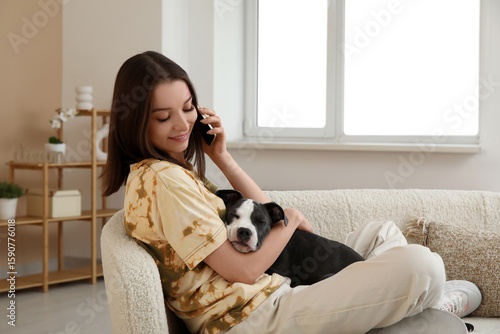 Beautiful young woman with ...