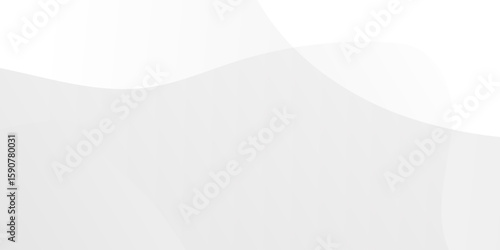 Abstract white geometric background. Modern overlaping shape