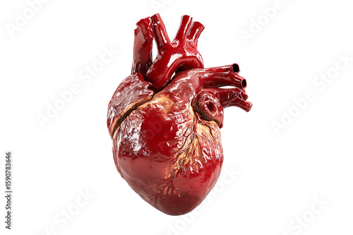 Wallpaper Mural A Detailed Anatomical Representation of the Human Heart Torontodigital.ca