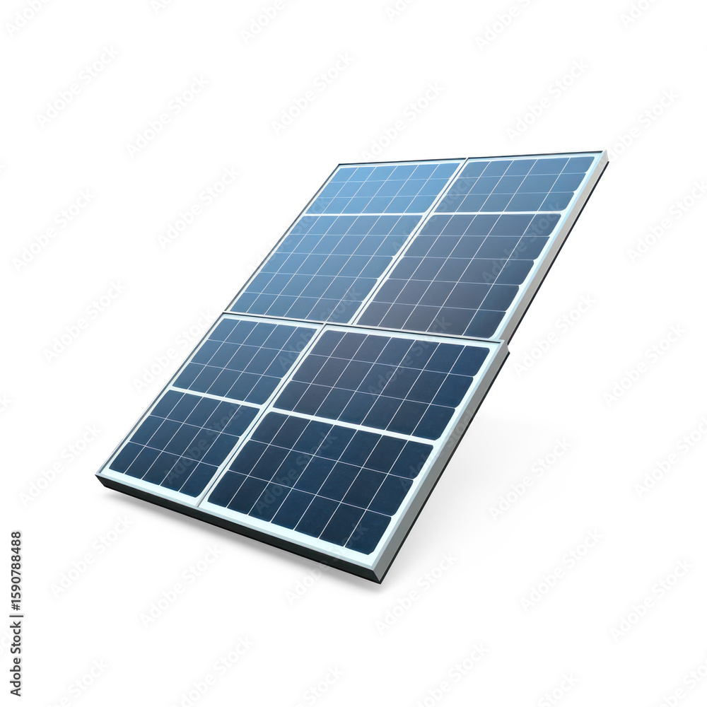 A solar panel with a transparent background A solar panel with a transparent background
