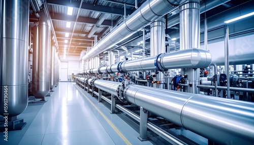 Industrial Piping System