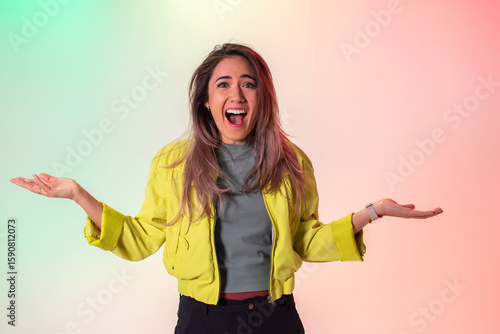 Happy young woman