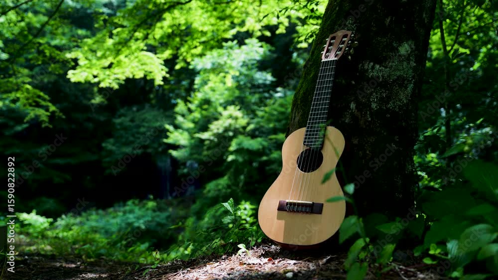 8K to 4k Guiter - The Forest Plays a Song Only the Soul Can Hear