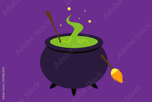 illustration of a pot with a magic lamp