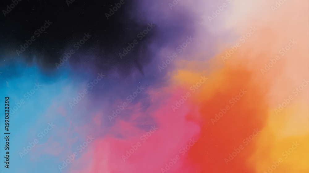 Fototapeta premium A vibrant and colorful abstract background with a smooth gradient texture