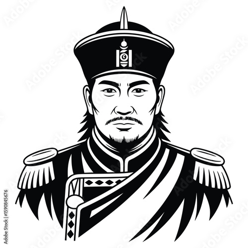 Mongolian commander