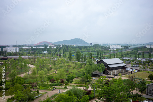 Photography seoul city landscape