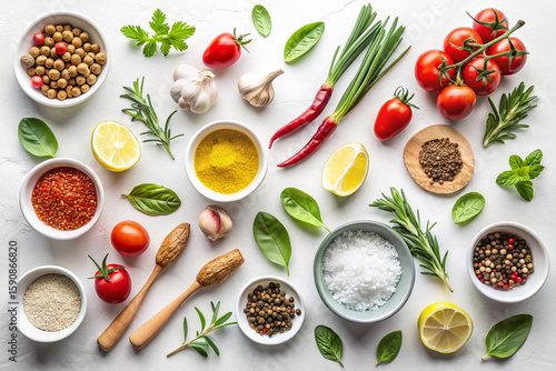 A healthy collection of fresh vegetables and fruits, perfect for a vibrant salad or a wholesome meal