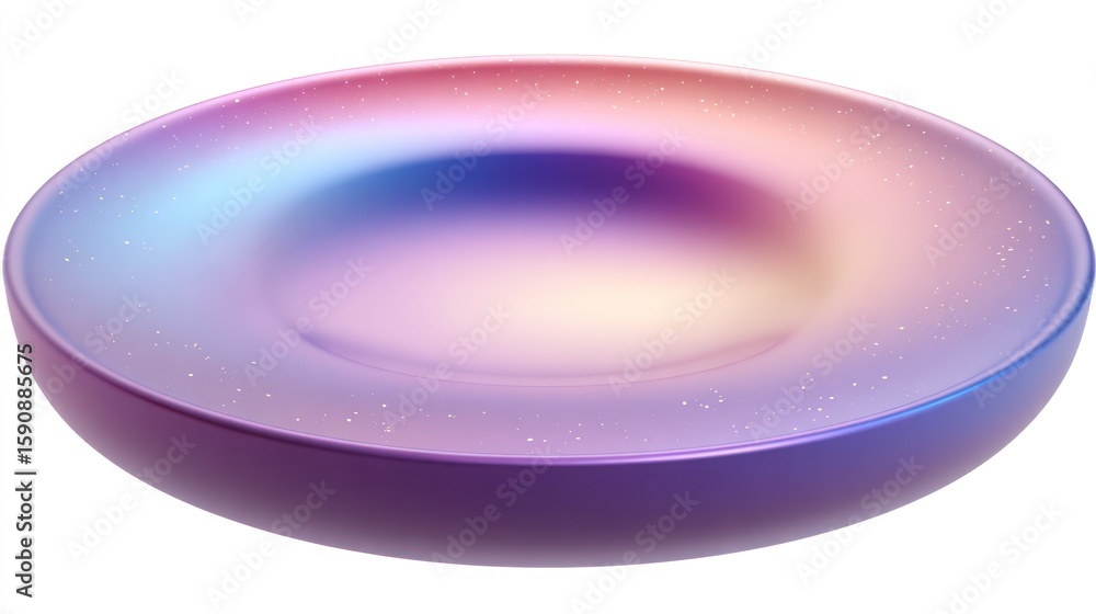 Obraz premium Abstract, iridescent dish