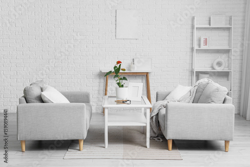 Interior of living room wit...