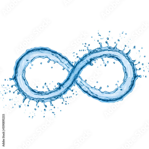 Vector illustration of a splash of water