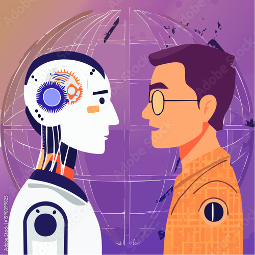 Futuristic Robot and Human Interaction – The Dawn of Artificial Intelligence and Human-Machine Collaboration