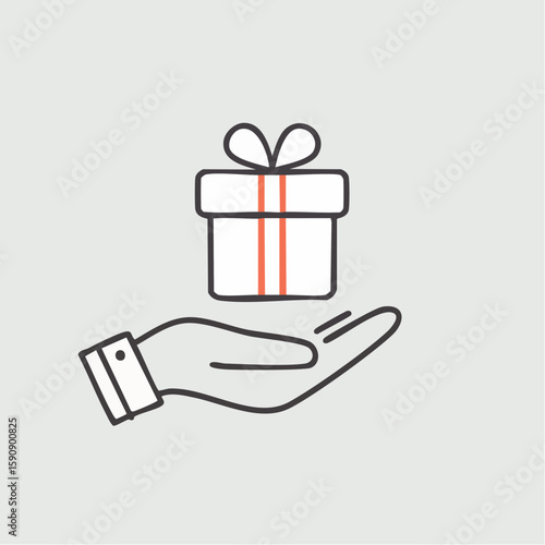 Hand Holding Gift Box – The Perfect Symbol of Giving, Celebration, and Generosity