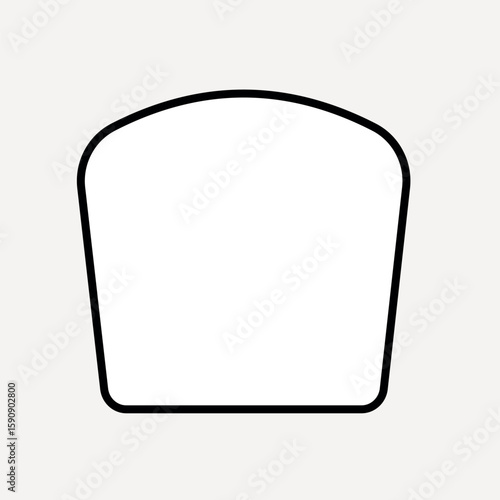 Black & white geometric badge vector