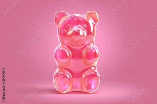 Wallpaper Mural Pink gummy bear candy Torontodigital.ca