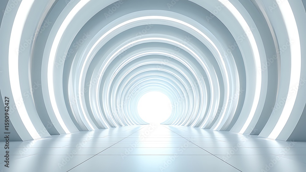 Obraz premium abstract 3d tunnel