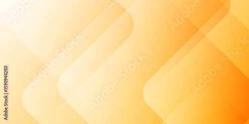 Bright orange abstract background with layered rounded rectangles.