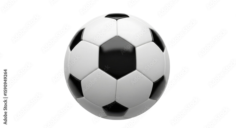 Fototapeta premium Classic Soccer Ball isolated on a transparent background