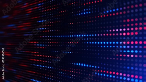 Wallpaper Mural Abstract Dynamic Red And Blue Dot Pattern Torontodigital.ca