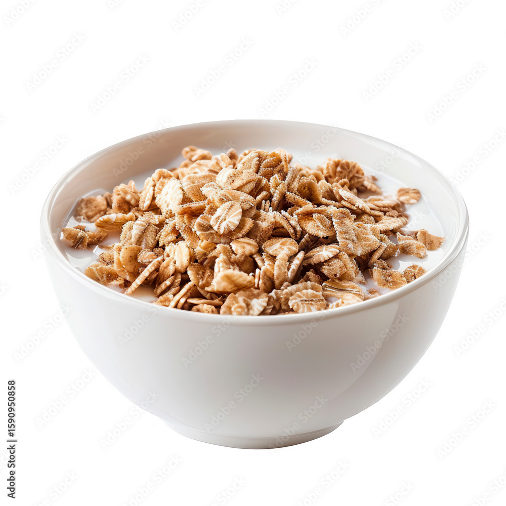 Oatmeal in a white bowl Oatmeal in a white bowl