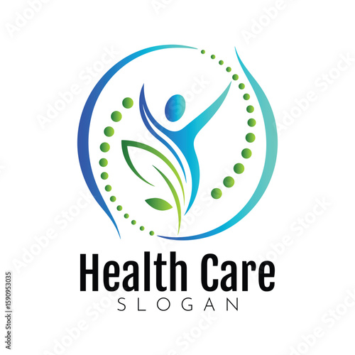 healthcare, healthy logo