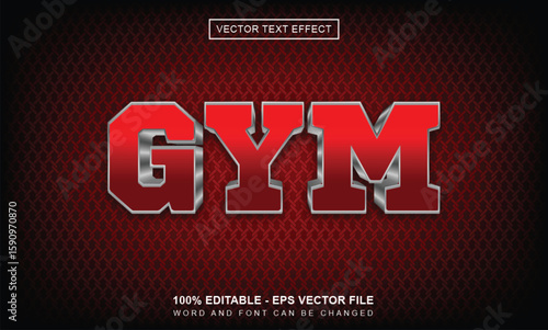 Gym text effect