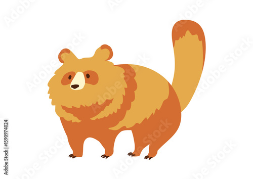 タヌキ　ベクターイラスト