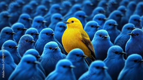 Celebrating individuality in a sea of conformity. 