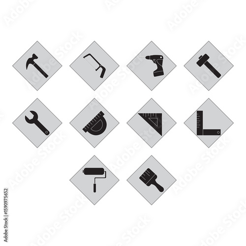 construction clip art set