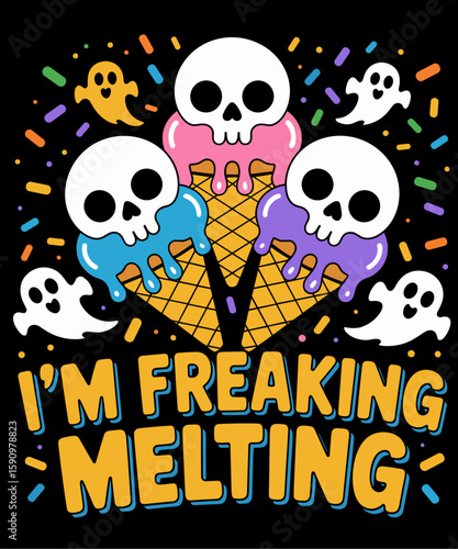 I'm Freaking Melting funny ice lover