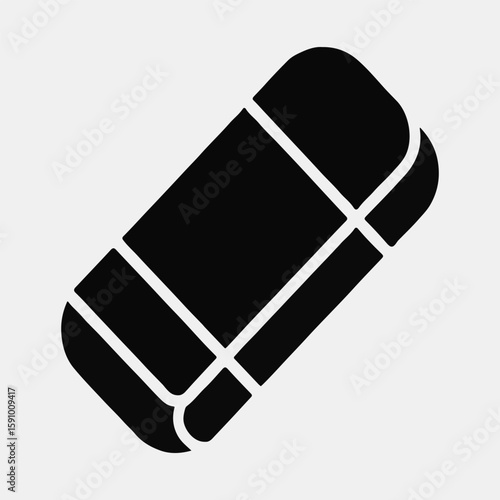 Simple Black Erasure Icon set
