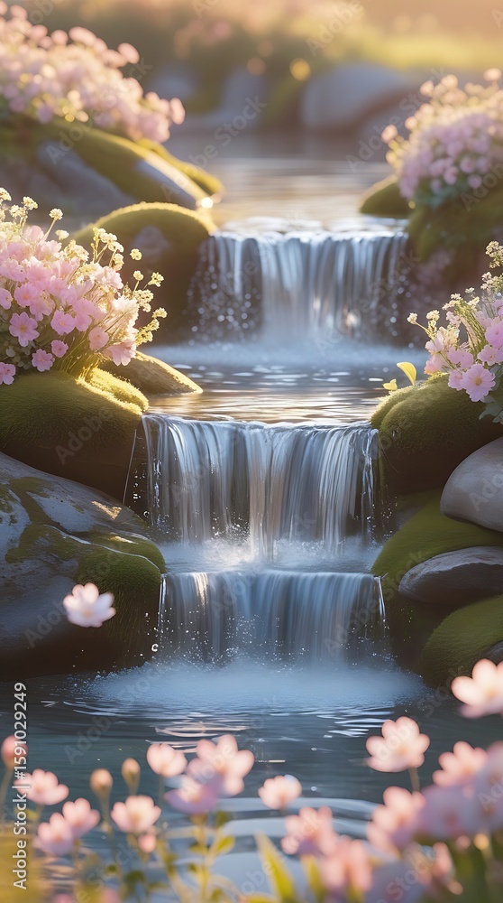 Fototapeta premium waterfall in the forest