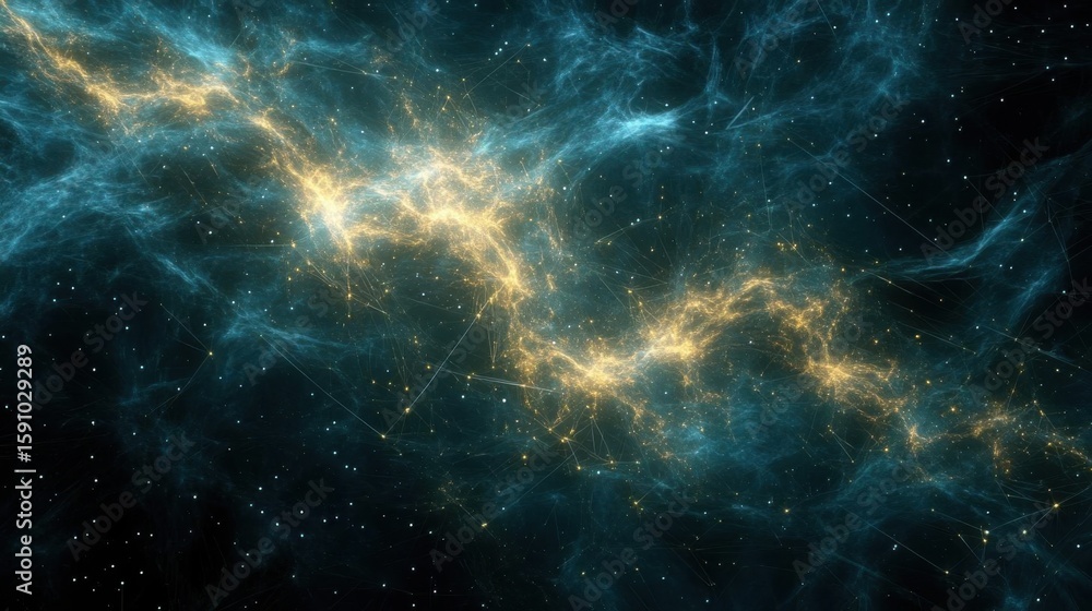 Fototapeta premium Explore Cosmic Wonders, Nebula Sparkles, Space Abstract for Backgrounds and Visuals