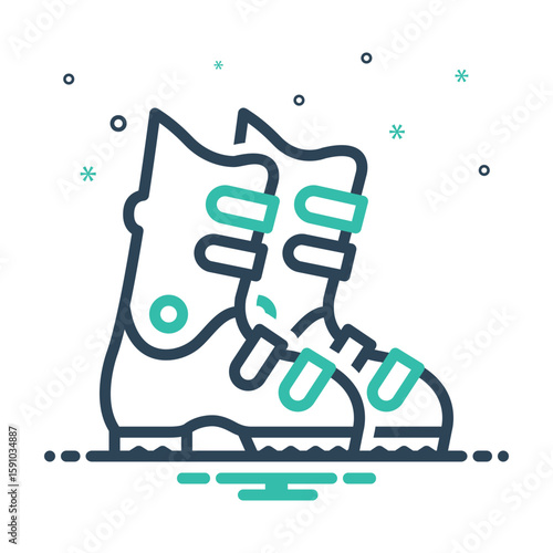 Mix icon for boots