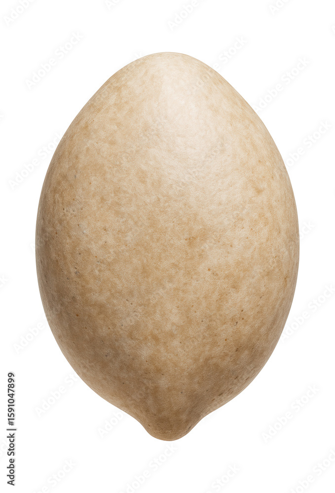 Fototapeta premium Ginkgo biloba seed fossil with ovate shape and smooth outer coat
