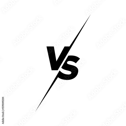 Versus Or VS Letters Logo Design Inspiration