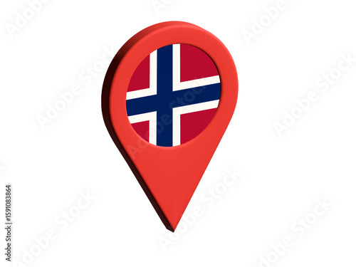 The flag of Norway, The flag of Norway in location icon, mockup of Norway flag Free Download The flag of Norway, The flag of Norway in location icon, mockup of Norway flag - GFXLoad