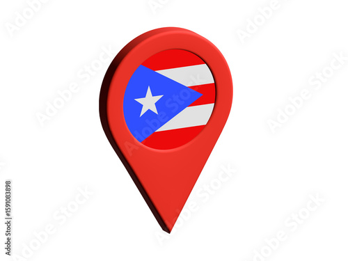 The flag of Puerto Rico, The flag of Puerto Rico in location icon, mockup of Puerto Rico flag Free Download The flag of Puerto Rico, The flag of Puerto Rico in location icon, mockup of Puerto Rico flag - GFXLoad