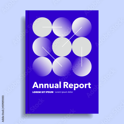기하학적이고 모던한 표지 디자인, 브로셔 연차보고서 리플렛 전단지 프레젠테이션 - Modern cover design for brochures, annual reports, flyers, business presentations